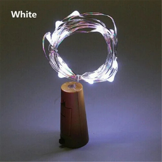 guirlande lumineuse led en fil de cuivre pour décoration festive