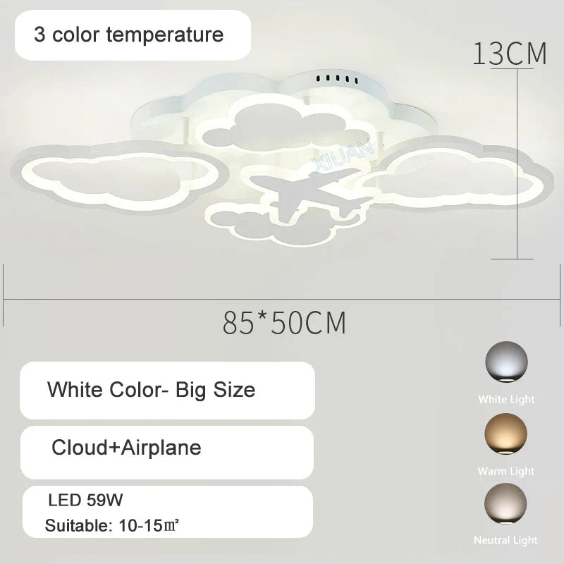 Plafonniers pour chambre d'enfant Pépinière LED Princesse Bébé