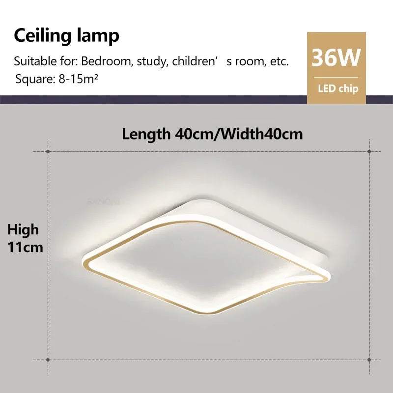 lustre moderne à leds pour décoration intérieure