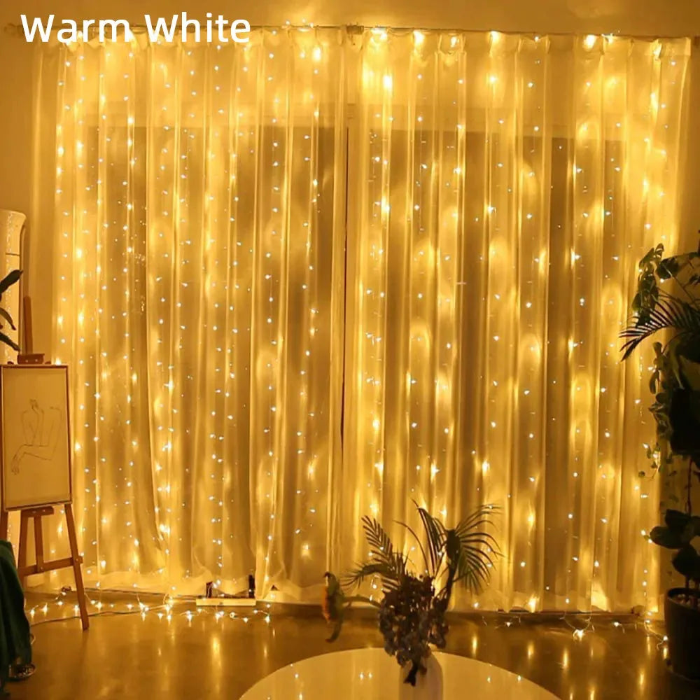 guirlande lumineuse led décorative avec télécommande pour noël