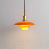 suspension design danois abat-jour en verre lumineux décoratif