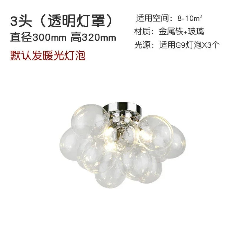 plafonnier led en verre design décoratif d'intérieur idéal pour diverses utilisations