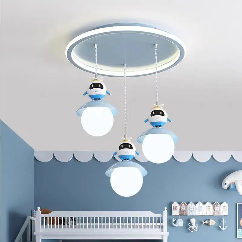 plafonnier led créatif à spectre complet pour décoration enfant