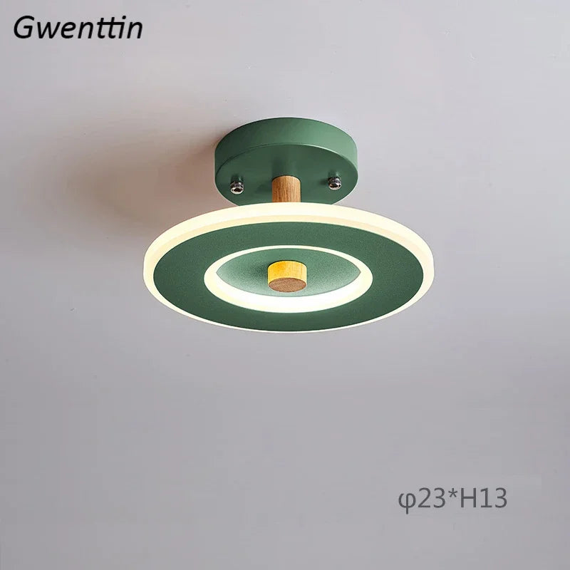 plafonnier moderne nordique led interchangeable pour intérieur élégant
