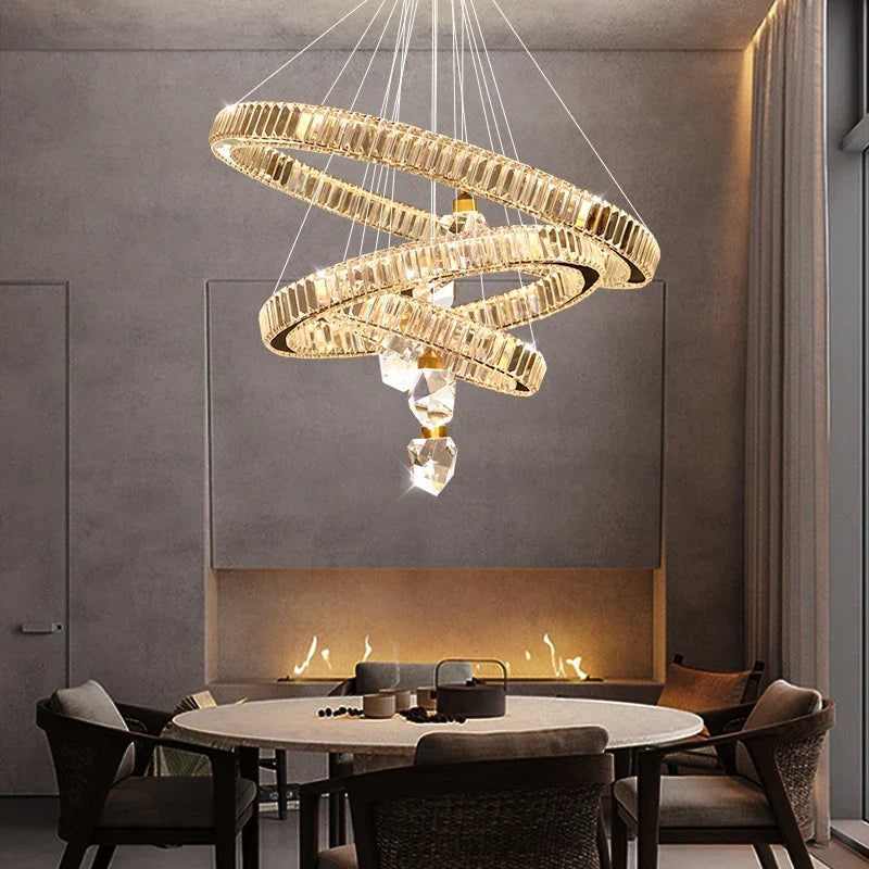 lustre suspendu de luxe pour un éclairage élégant