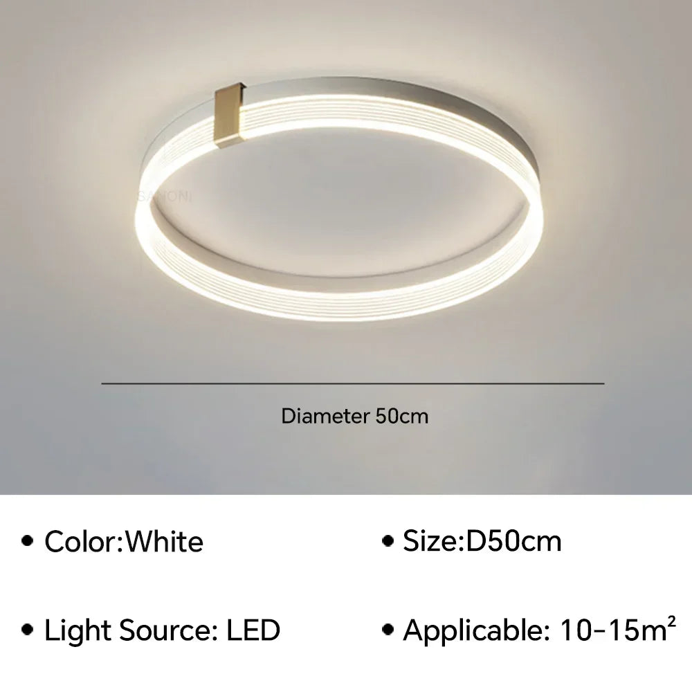 lustre moderne à leds pour intérieur décoration maison