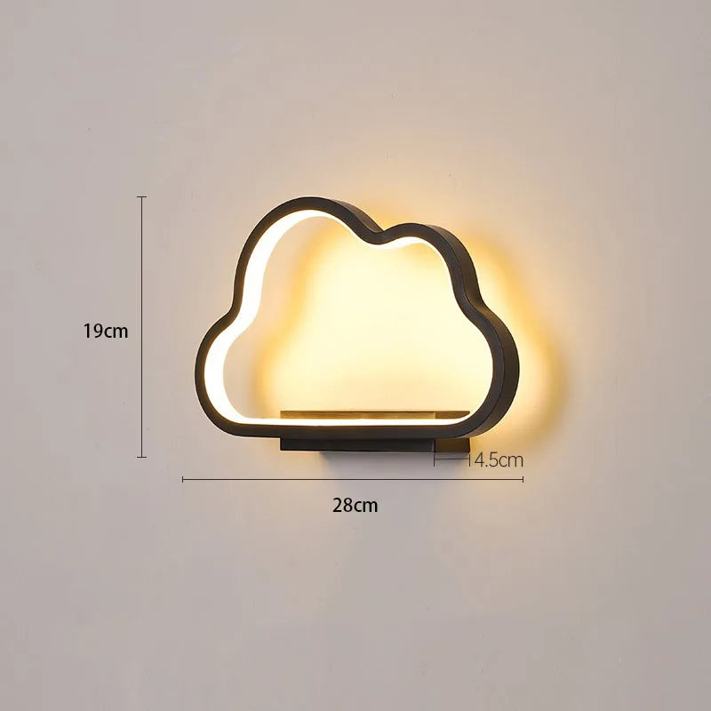 applique murale nuage led pour décoration enfant
