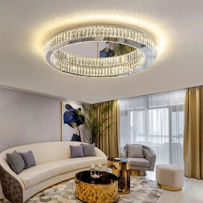2024 Originality Personality Luxury Crystal Chandelier Lighting For Living Room Bedroom Study Crystal Ceiling Lamp