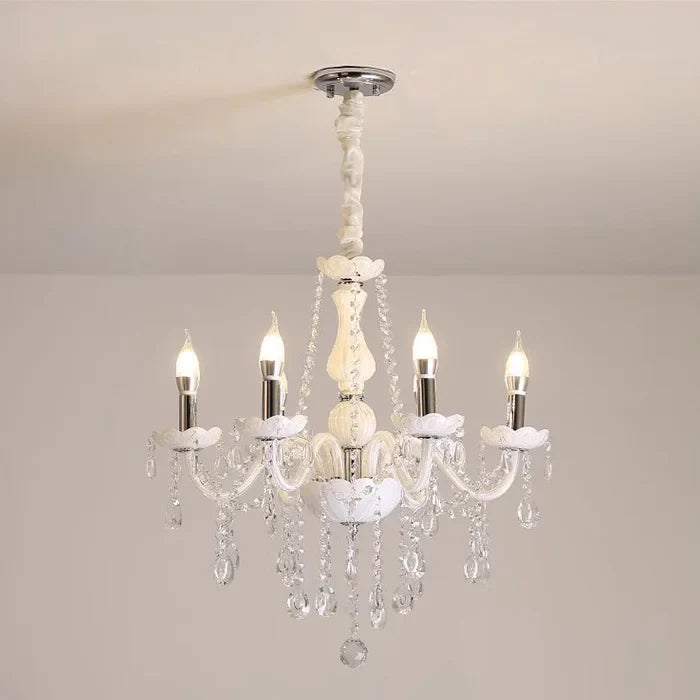 lustre moderne en verre tube incurvé style nordique cristal