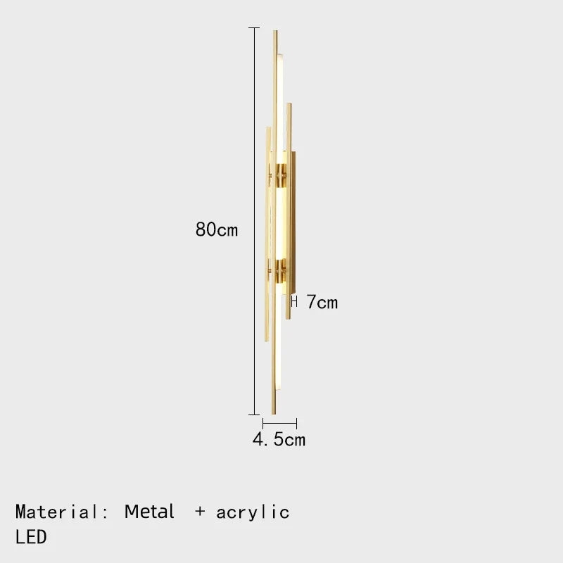applique murale led minimaliste style art déco