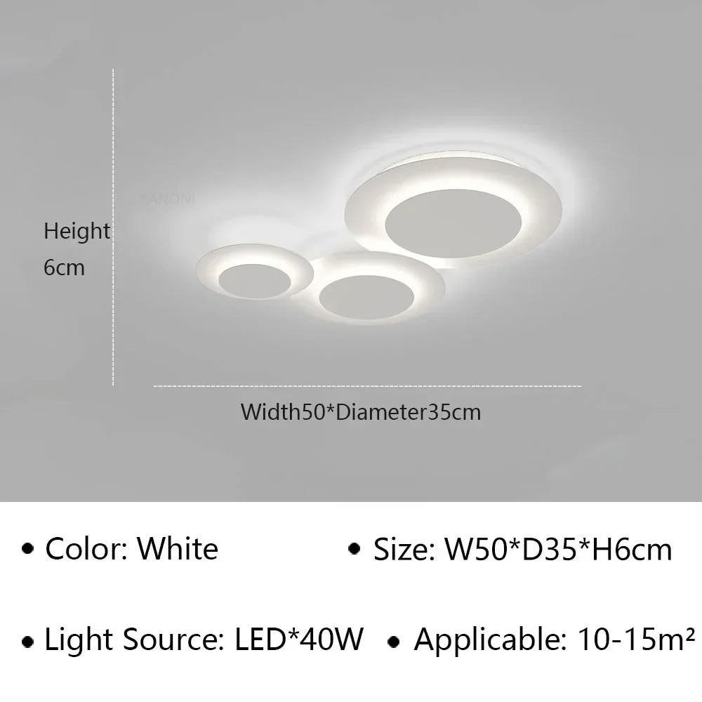 plafonnier led moderne pour décoration intérieure et luminaires design