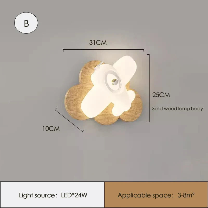 applique murale hélicoptère pour chambre d'enfant moderne et chaleureuse