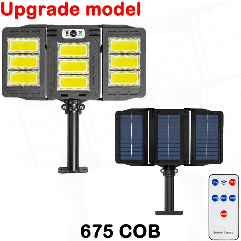 20000W Split Solar Street Light Outdoor Aluminum Solar Street Light Garden Sunlight House Remote Control Waterproof Wall Lamp