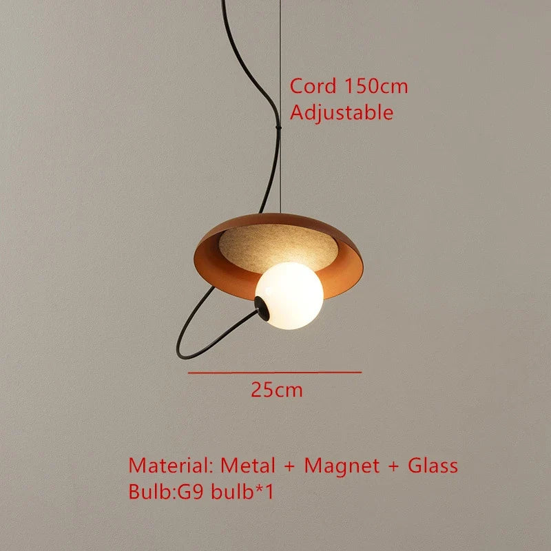 applique murale led moderne design créatif éclairage mobile en métal