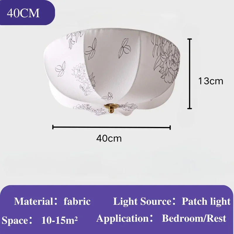 lustre moderne nordique en tissu pour intérieur élégant