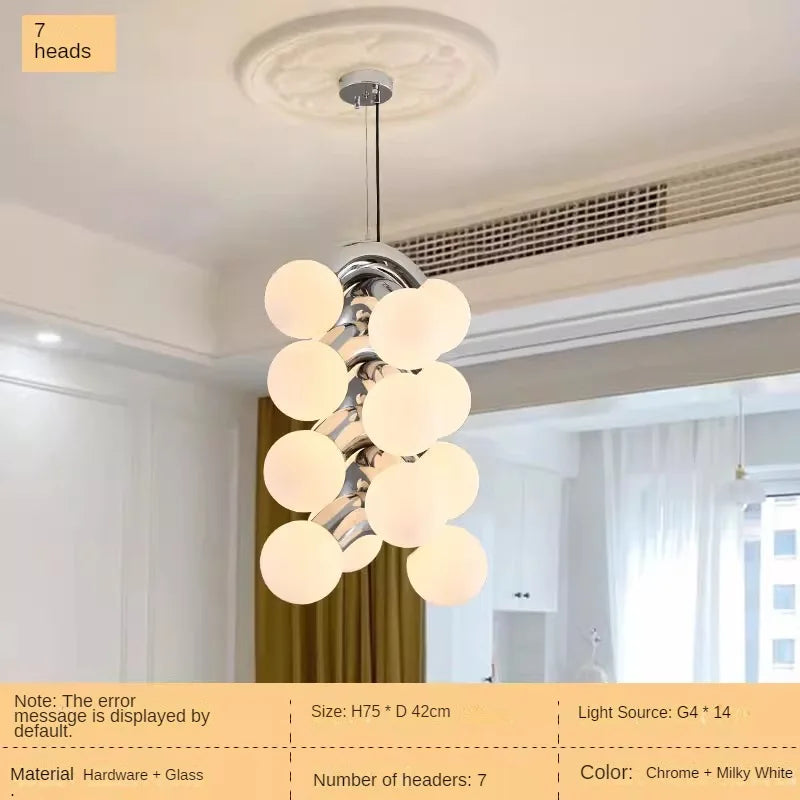 lustre minimaliste rétro créatif style grape pour intérieur