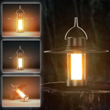 lampe de camping led d'urgence avec charge type c et intensité variable