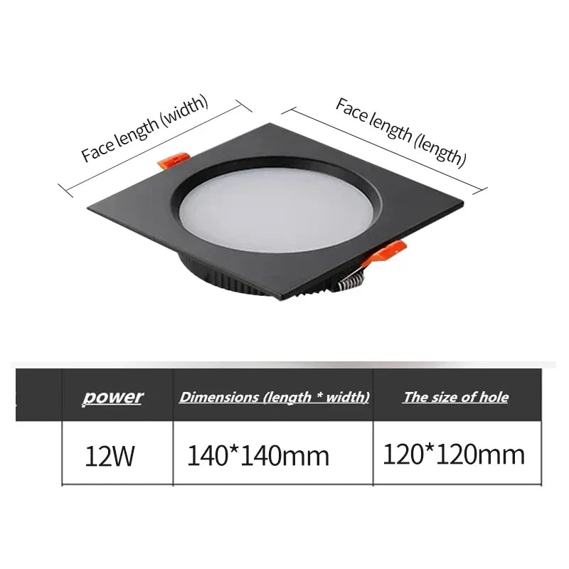 spot led double tête encastré ultra mince design moderne