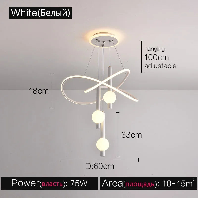 Pendant lamps Modern lamp Simple Ceiling light Creative personality Restaurant lamp Designer Nordic lamp Ceiling light
