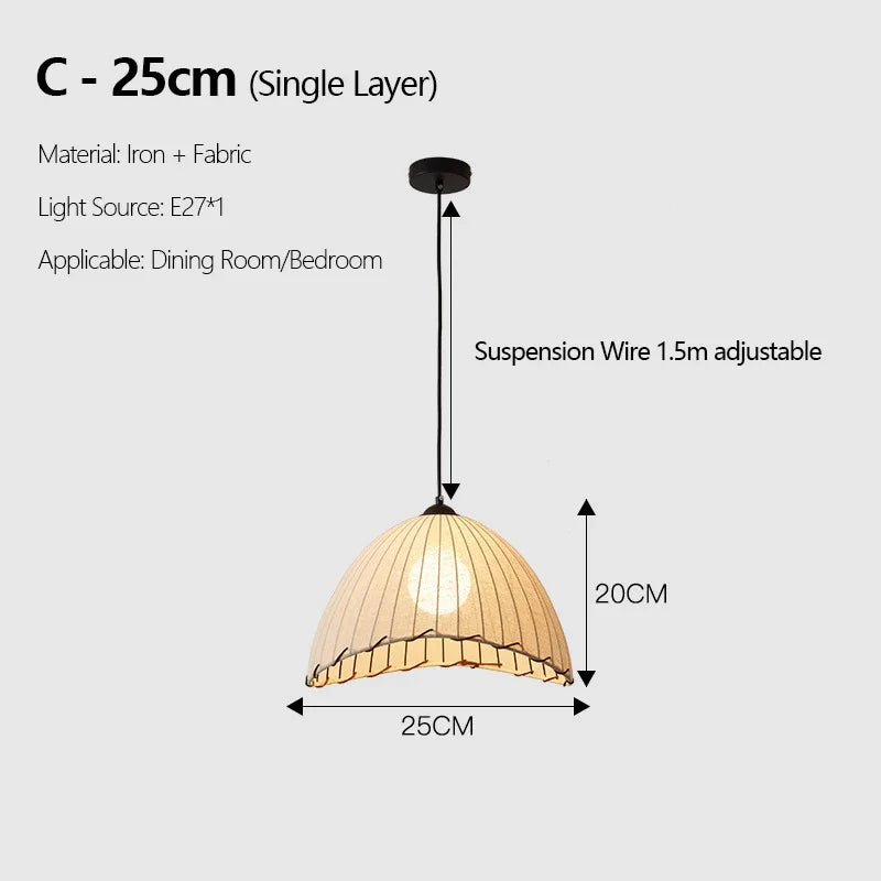 suspension nordique en tissu avec chapeau de paille pour décoration intérieure