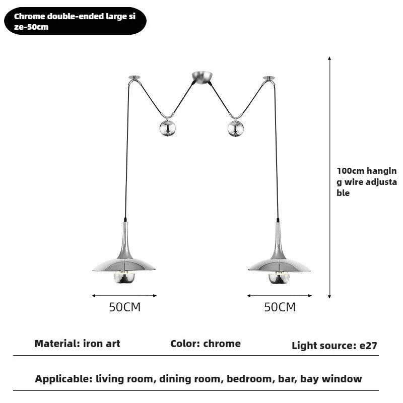 suspension soucoupe volante design pour espaces commerciaux et bars