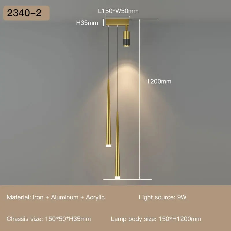 lustre moderne à led pour décoration d'intérieur haut de gamme