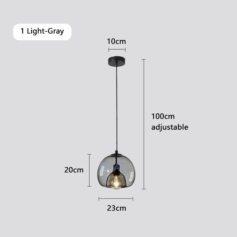 suspension led industrielles à 3 lumières