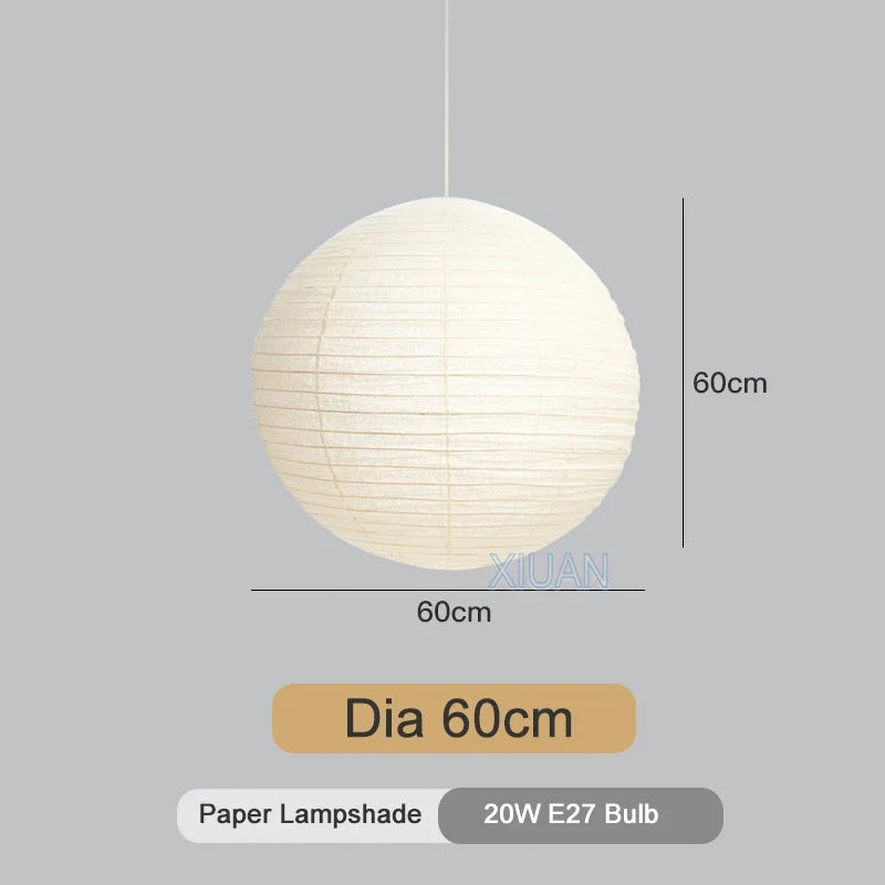suspension led style japonais sphères pour décor café