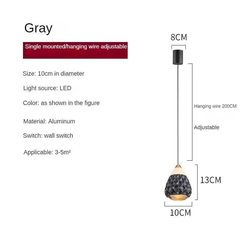 lustre créatif en pignons de pin pour décoration moderne