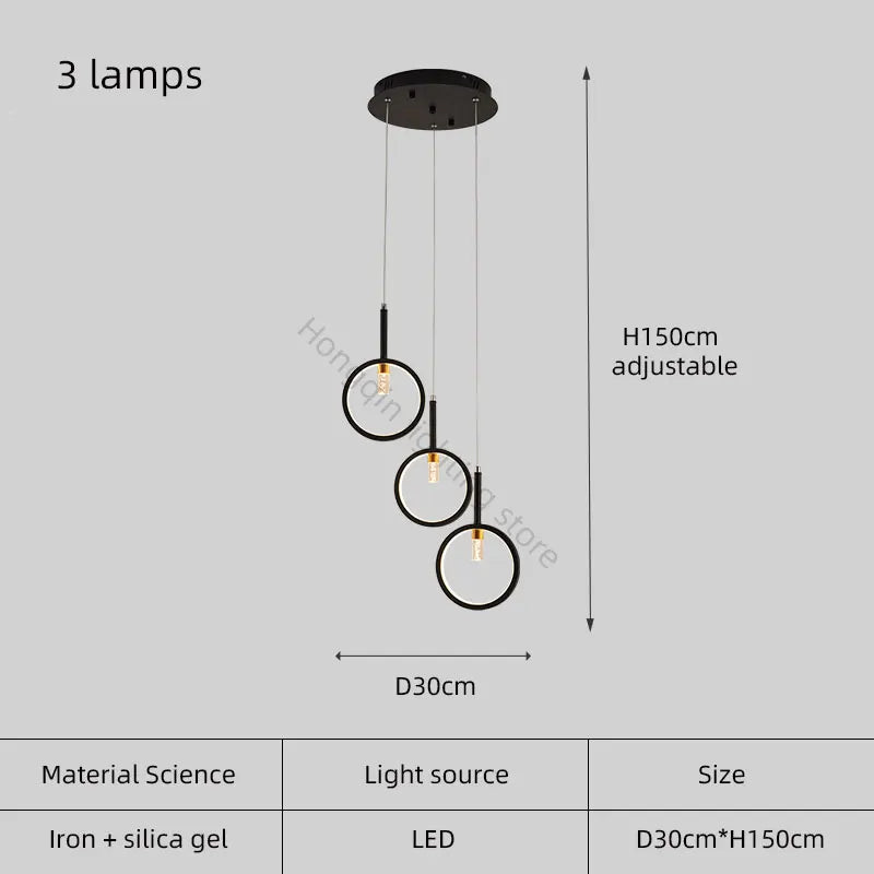 lustre moderne simple en forme trapézoïdale pour décoration intérieure