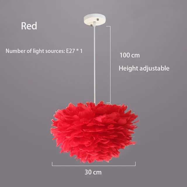 lustre moderne romantique led créative nordique suspendus éclairage