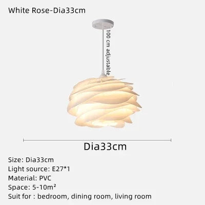 lustre nordique créatif pour chambre d'enfant et cuisine