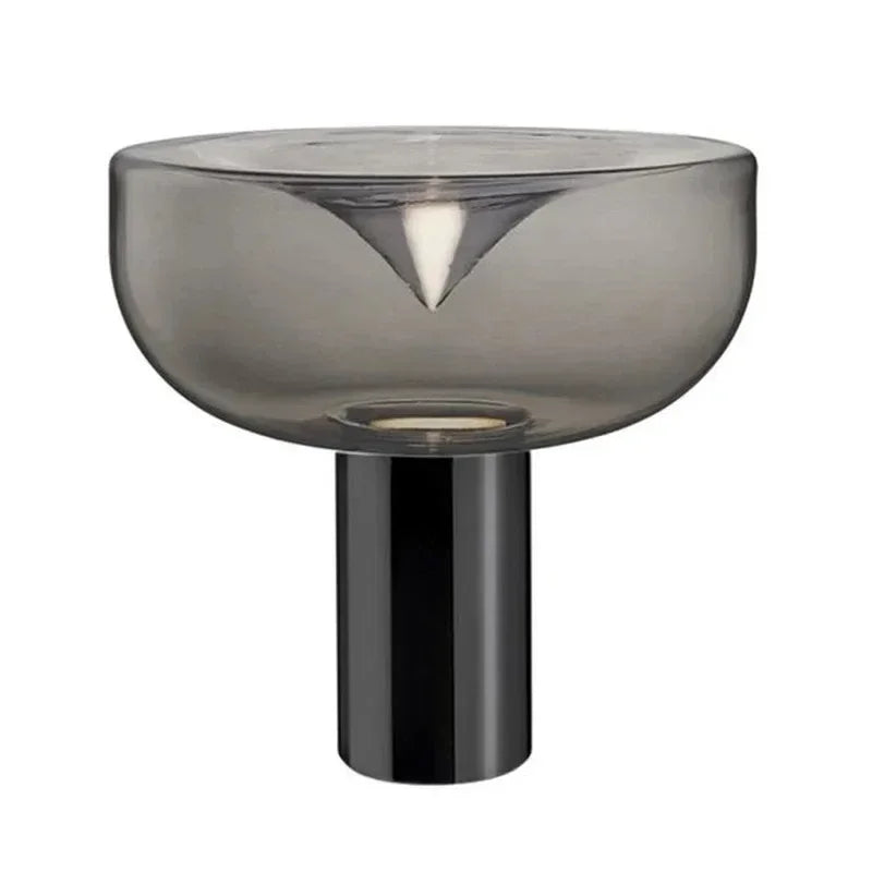 lampe de chevet design radar en verre moderne décorative