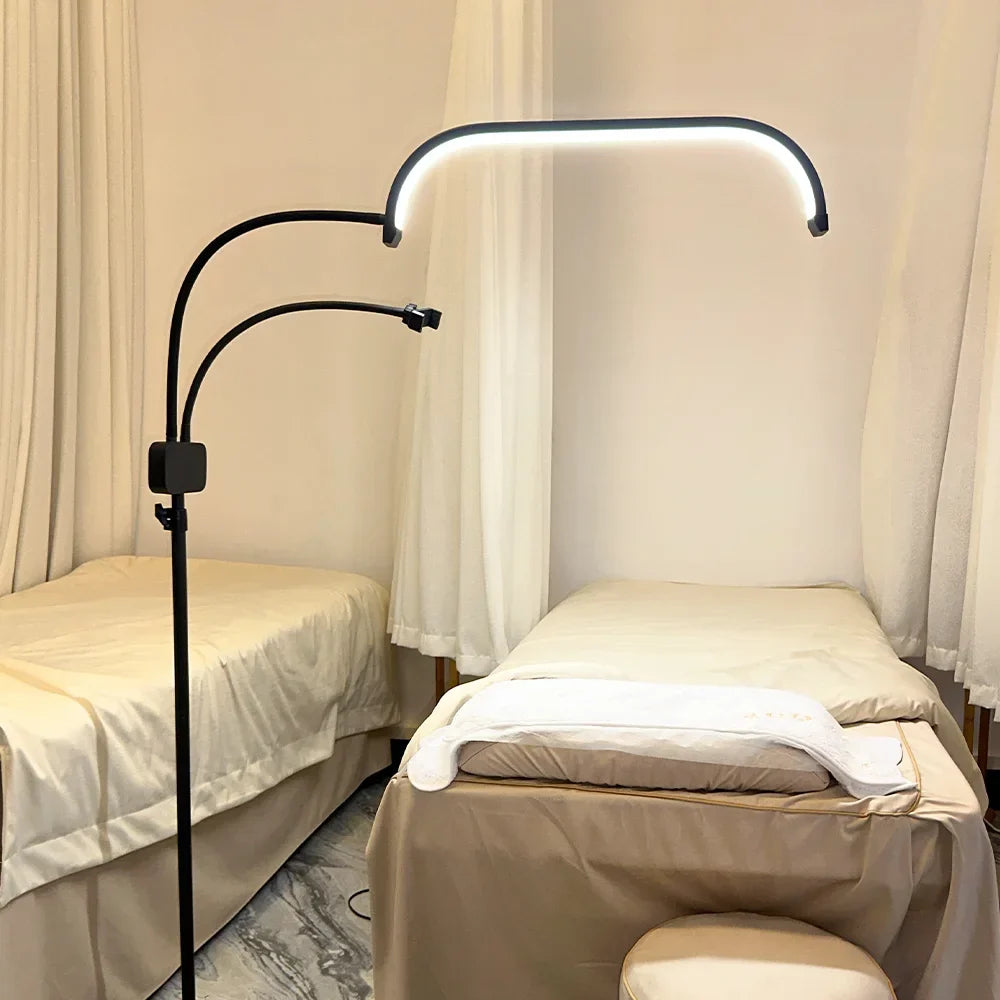 lampadaire led réglable pour salon beauté et esthétique