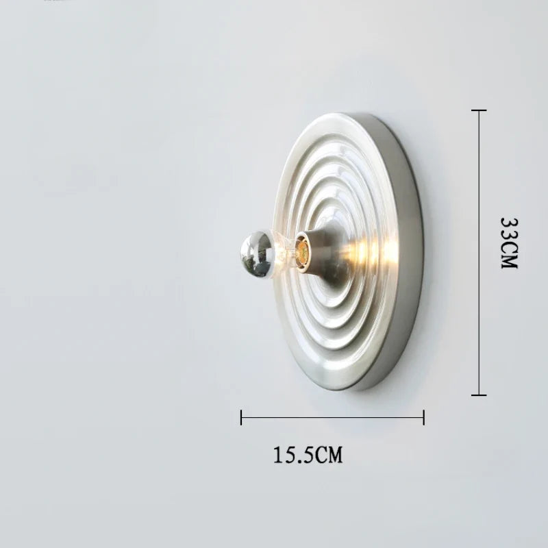 applique murale led bauhaus ufo art galvanoplastie décoration