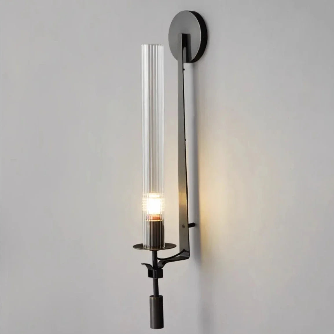 applique murale led moderne décoration en laiton créative