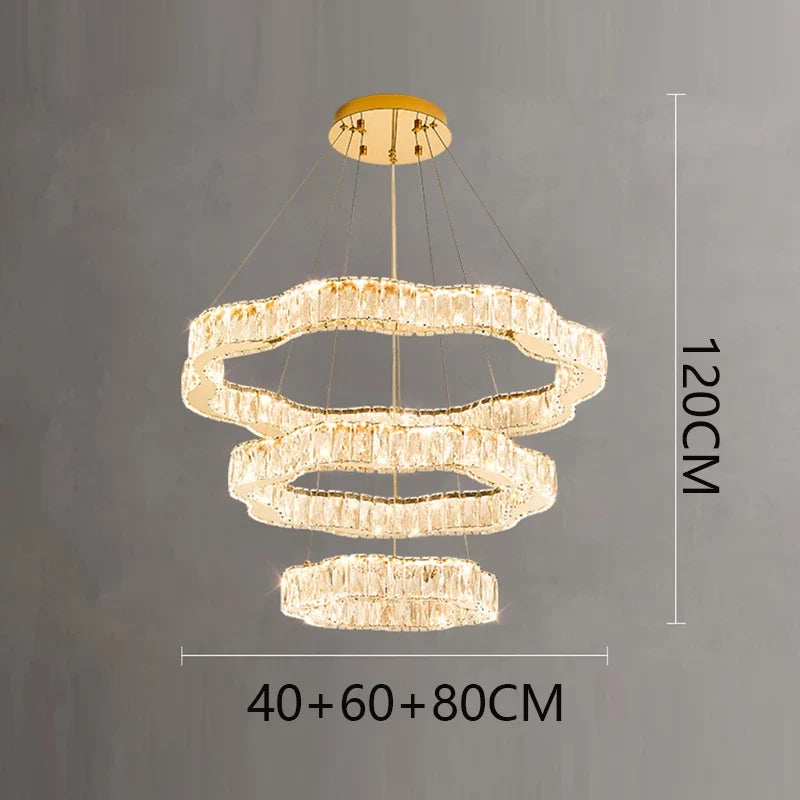 home decorationPendant lights, luxury crystal living room chandelier, bedroom Pendant lamp, ceiling light, indoor lighting