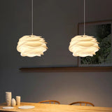 lustre design danois romantique acrylique pétale éclairage white rose