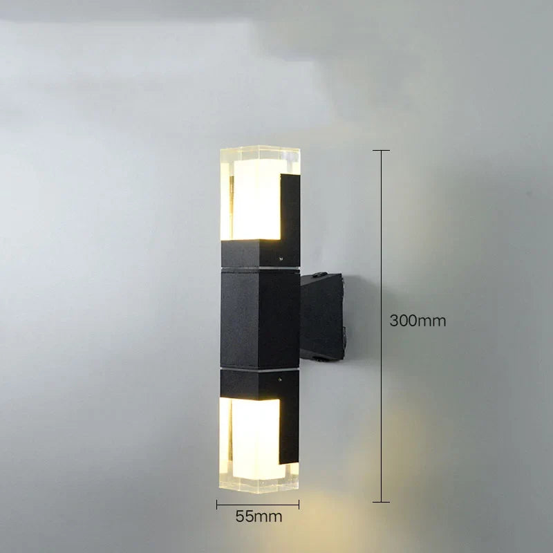 applique murale led étanche pour éclairage de jardin extérieur