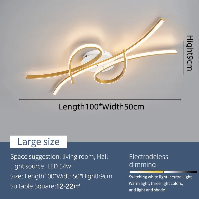 Modern Alexa LED Chandelier For Smart Home, Used In Living Room, Bedroom, Study, Lampara Technology Black/gold Modern Chandelier