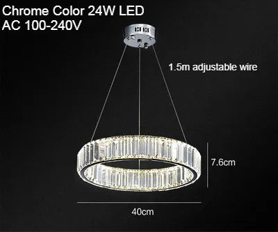 lustre moderne en cristal design haut de gamme élégant et raffiné