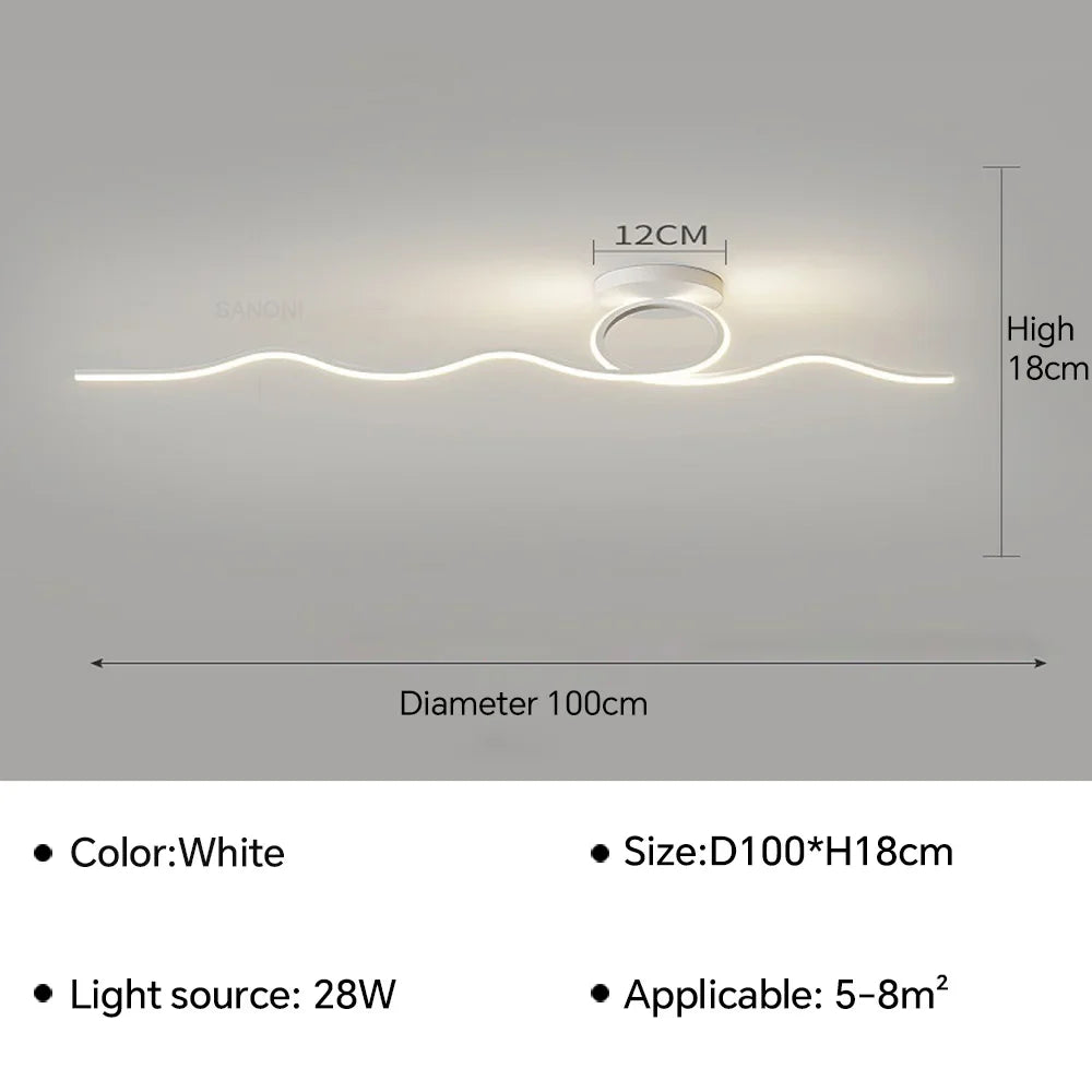 plafonnier led moderne pour une décoration intérieure élégante