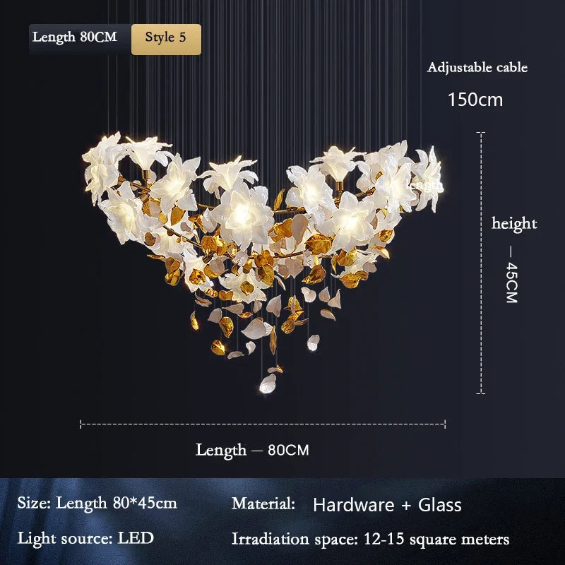 lustre led moderne pour décoration et éclairage maison