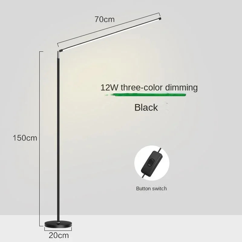 lampadaire led minimaliste super lumineux pour lecture