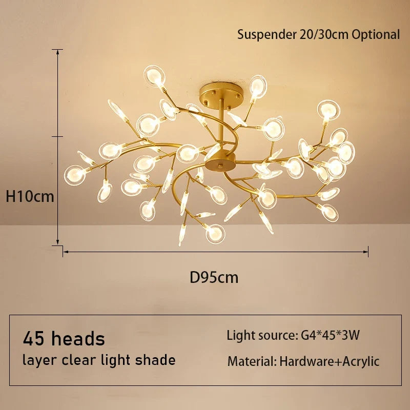 lustre moderne simple design créatif pour décoration intérieure