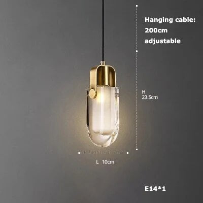 suspension luminaire cuir led verre lustre