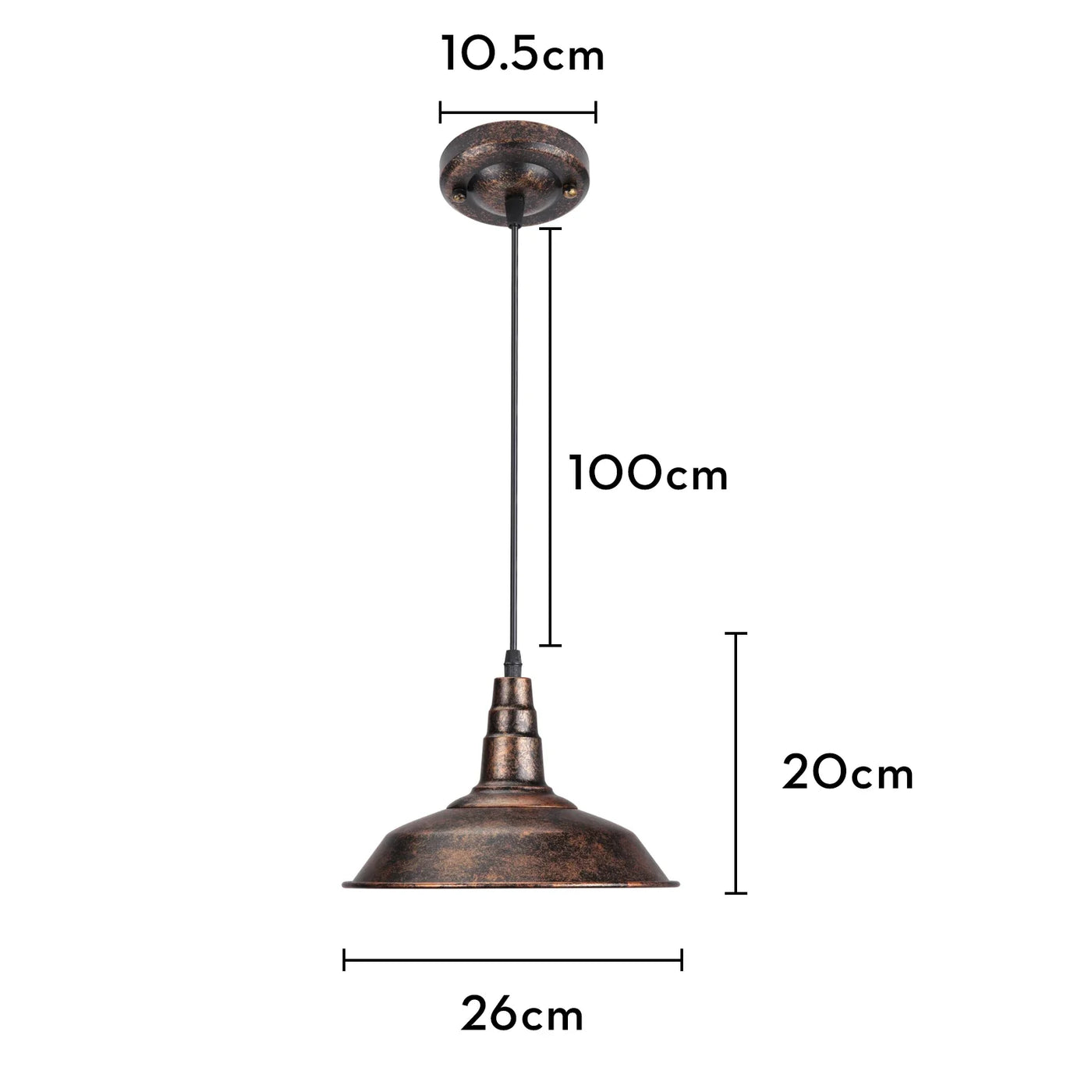 lustre rouille metal plafond maison restaur