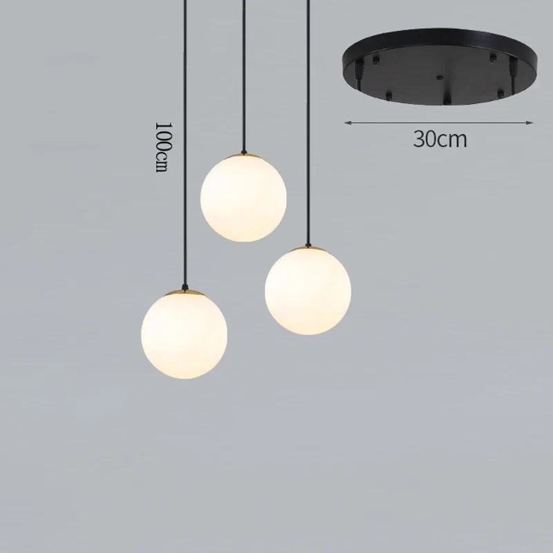 Nordique décor à la maison salle à manger suspension lumières éclairage intérieur plafonnier suspension lustre lampes pour salon