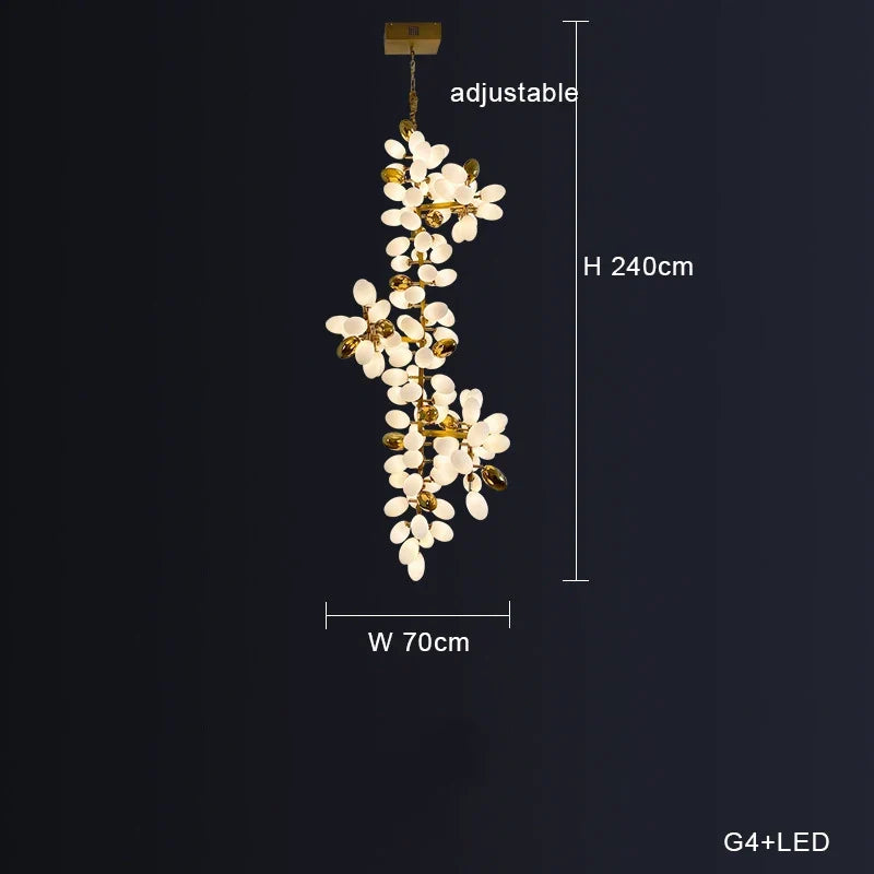 Modern Designer Dining Room Led Chandelier Living Room Grape Chandelier Bedroom Home Decor Hotel, Meeting Room Gloss Chandelier