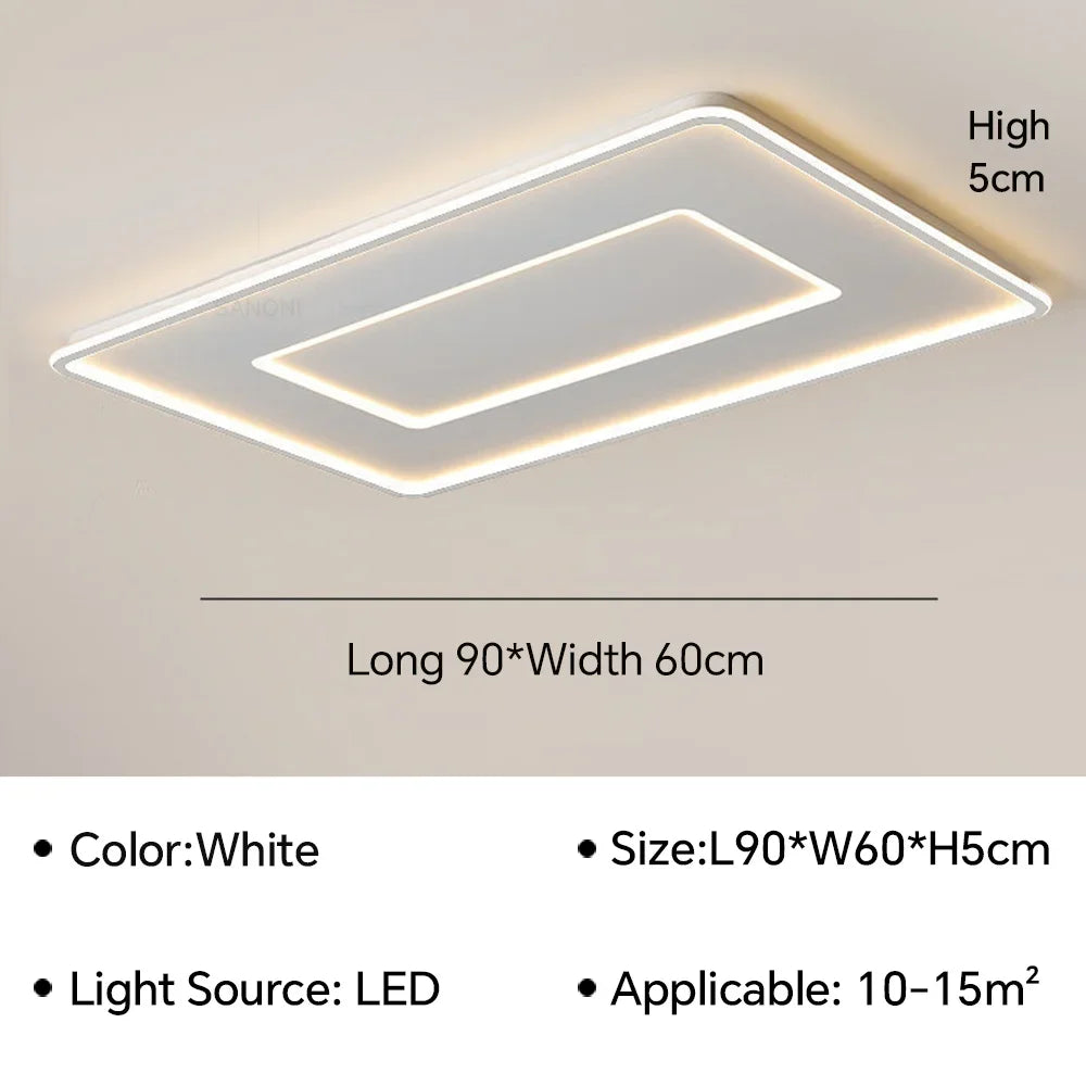 lustre moderne à leds pour décoration intérieure luminaire